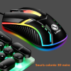 1200DPI USB Wired Gaming Mouse Optical Computer Mouse for PC Laptop 3 Keys Ergonomic Mice Led Light Night Glow Mechanical Mouse