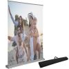 VEVOR Manual Pull Up Projector Screen 70inch 16:9 Projector Screen Free Standing 4K/8K, Portable Floor-Rising Projection Screen Ultra HDR with Storage