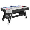 VEVOR Air-Powered Hockey Table, 72" Indoor Hockey Table for Kids and Adults, LED Sports Hockey Game with 2 Pucks, 2 Pushers, and Electronic Score Syst