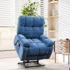 Liyasi Electric Power Lift Recliner Chair with Airbag Massage and Heating for Elderly, 3 Positions, 2 Side Pockets, USB Charge Ports, High-end Quality