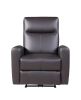 Blane Recliner (Power Motion); Brown Top Grain Leather Match