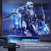 5G WiFi Bluetooth Native 1080P Projector[Projector Screen and Bag Included], 15000LM Full HD Movie Projector, 300" Display Support 4k Home Theater,Com