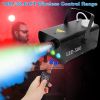 400W Fog Machine RGB LED Party Club DJ Fogger Rapid Heating Remote Control Wedding Stage Smoke Machine