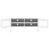 TV Stand White 41.3"x13.8"x19.7" Steel