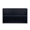 Black Glass Door Shoe Box Shoe Storage Cabinet With RGB Led Light