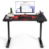 Electric Standing Gaming Desk with Height Adjustable Splice Board