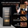 35L Cigar Humidors with Cooling and Heating Function , 250Counts Capacity Cigar Humidor Humidifiers with Constant Temperature Controller, Father's Day