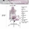 Techni Sport TS86 Ergonomic Pastel Gaming Chair, Pink