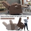 EMON'S Large Power Lift Recliner Chair with Massage and Heat for Elderly, Overstuffed Wide Recliners, Heavy Duty Motion Mechanism with USB and Type C