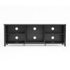 TV Stand Storage Media Console Entertainment Center,Tradition Black