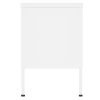 TV Stand White 41.3"x13.8"x19.7" Steel