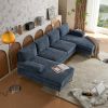 U-Shaped 4-Seat Indoor Modular Sofa Grey-Blue Color --Same type:32819307