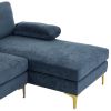 U-Shaped 4-Seat Indoor Modular Sofa Grey-Blue Color --Same type:32819307