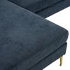 U-Shaped 4-Seat Indoor Modular Sofa Grey-Blue Color --Same type:32819307