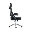 Techni Mobili Essential Ergonomic Office Chair with Headrest & Lumbar Support, Black