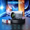 Projector with WiFi and Bluetooth,5G WiFi 9000L Native 1080P Video Projector, FUDONI Portable Movie Projector,Compatible with TV Stick, Smartphone, Ta