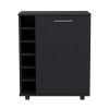 Bar Cart Cisco, Living Room, Black