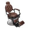 Vintage-style Barber Chair - Brown