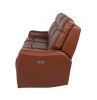 Contemporary Top-Grain Leather Motion Set - Stylish Colors, Power Articulating Headrest, Power Footrest, USB Charging - Ultimate Comfort and Convenien