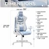 Techni Sport TS86 Ergonomic Pastel Gaming Chair, Blue