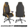 Next-Gen Ergonomic Gaming Chair, 8 Way Adjustable Arm Rest, Multi-Tilt, Steel Frame in Yellow