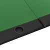 10-Player Folding Poker Tabletop Green 81.9"x41.7"x1.2"