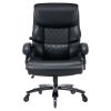 Big and Tall Office Chair 500 LBS-Executive Office Chair for Heavy People-Heavy Duty Office Chair with Sturdy Rollerblade Wheels-Desk Chair with Adjus