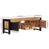 TV Stand 47.2"x11.8"x15.7" Solid Wood Mango