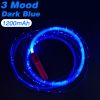 LED Fiber Optic Whip Disco Dance Whips 360¬∞ Swivel Glowing Whip 10 Modes Sparkle Flow Toy Rechargeable Light-Up Whip Party Props