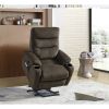 Liyasi Electric Power Lift Recliner Chair Sofa with Massage and Heat for Elderly, 3 Positions, 2 Side Pockets and Cup Holders, USB Ports, High-end qua