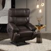 Recliner Chair with Phone Holder,Electric Power Lift Recliner Chair with 2 Motors Massage and Heat for Elderly, 3 Positions, 2 Side Pockets, Cup Holde