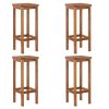 5 Piece Patio Bar Set Solid Wood Acacia