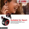 5 Core Wireless Ear Buds ‚Ä¢ Mini Bluetooth Noise Cancelling Earbud Headphones 32 Hours Playtime IPX8 - EP01