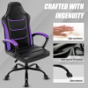 Ergonomic Gaming Chair, Comfortable Computer Chair for Heavy People, PU Leather Video Game Chairs for Adults, Adjustable Office Chair Gamer Chair