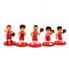 5pcs/pack 2.3inch/6cm White/Red Manga Action Figure Toys; Basketball Anime Figures