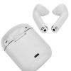 Clear Top Dual Chamber Wireless Bluetooth Earphones With Charging Box