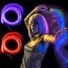 LED Fiber Optic Whip Disco Dance Whips 360¬∞ Swivel Glowing Whip 10 Modes Sparkle Flow Toy Rechargeable Light-Up Whip Party Props